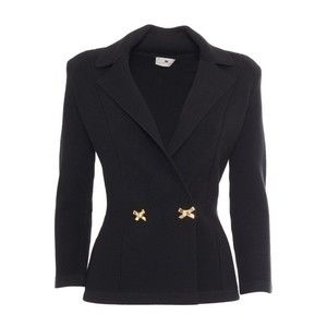 Elisabetta Franchi Tailored Black Blazer - NWT